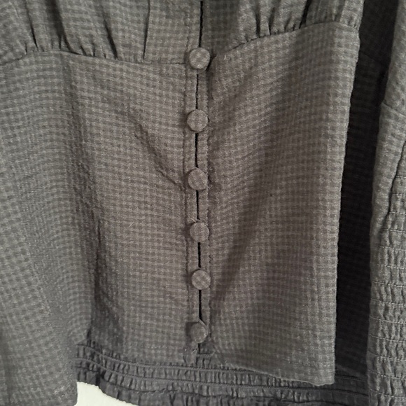 Madewell Black Puff Sleeve Blouse - Picture 6 of 11